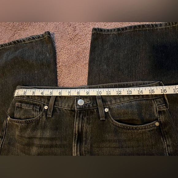 Banana Republic Black High-Rise Wide-Leg Jean - Size 29 - Picture 7 of 7